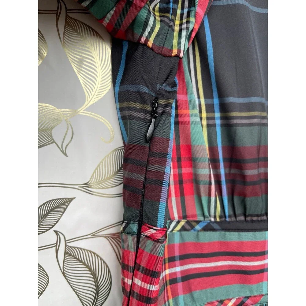 J.Crew Taffeta Mini Dress Stewart Plaid Size 00 Quiet Luxury Preppy